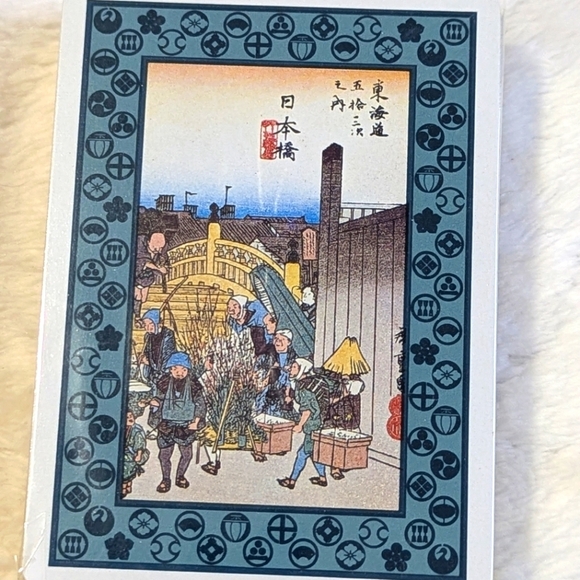 NIB - Vintage 1960's Japanese Hiroshige Playing Cards in Original Packaging - Picture 3 of 7